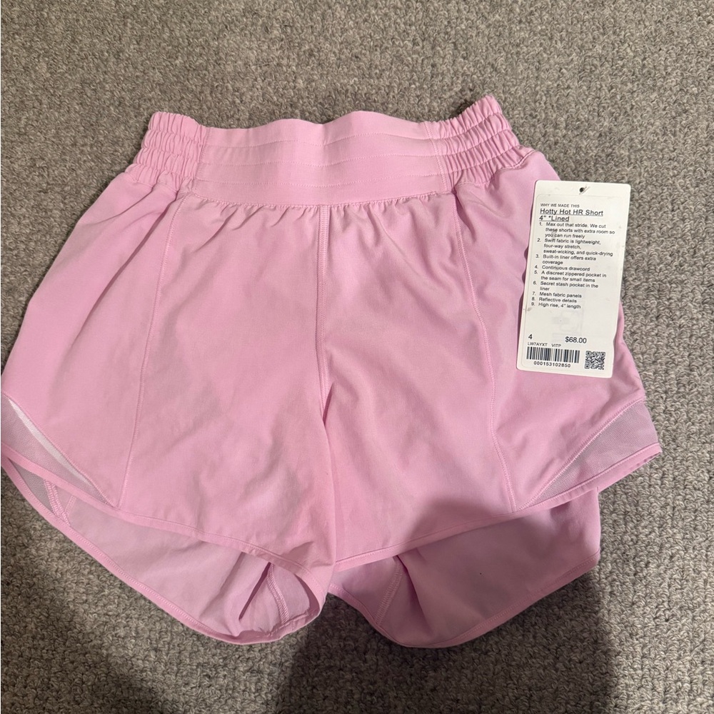 Lululemon Athletica Light Pink Athletic Shorts